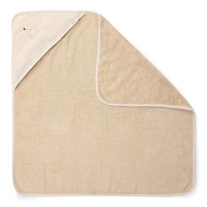 Badetuch Beige 75 x 75 Newborn Naturals Baby Bunny Studio Aufnahme