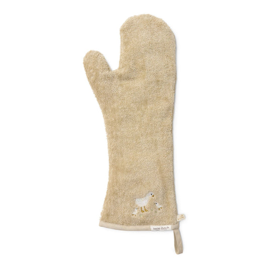 Langer Waschlappen Beige Newborn Naturals Kleine Gans Studio Aufnahme