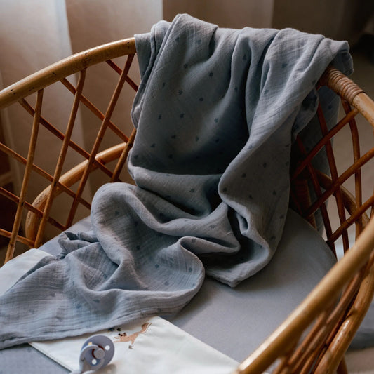 Swaddle Blau Essentials Anwendung