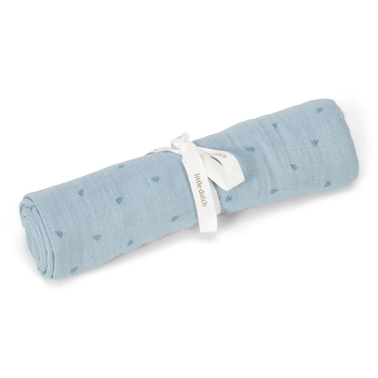 Swaddle Blau 120 cm Essentials Studio Aufnahme