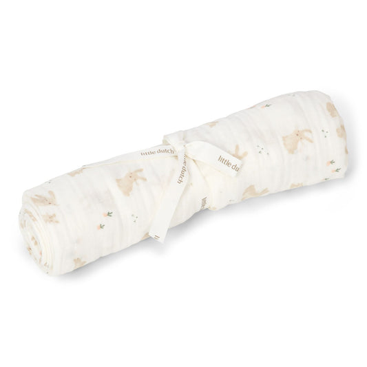 Swaddle Weiß 120 cm Newborn Naturals Baby Bunny Studio Aufnahme