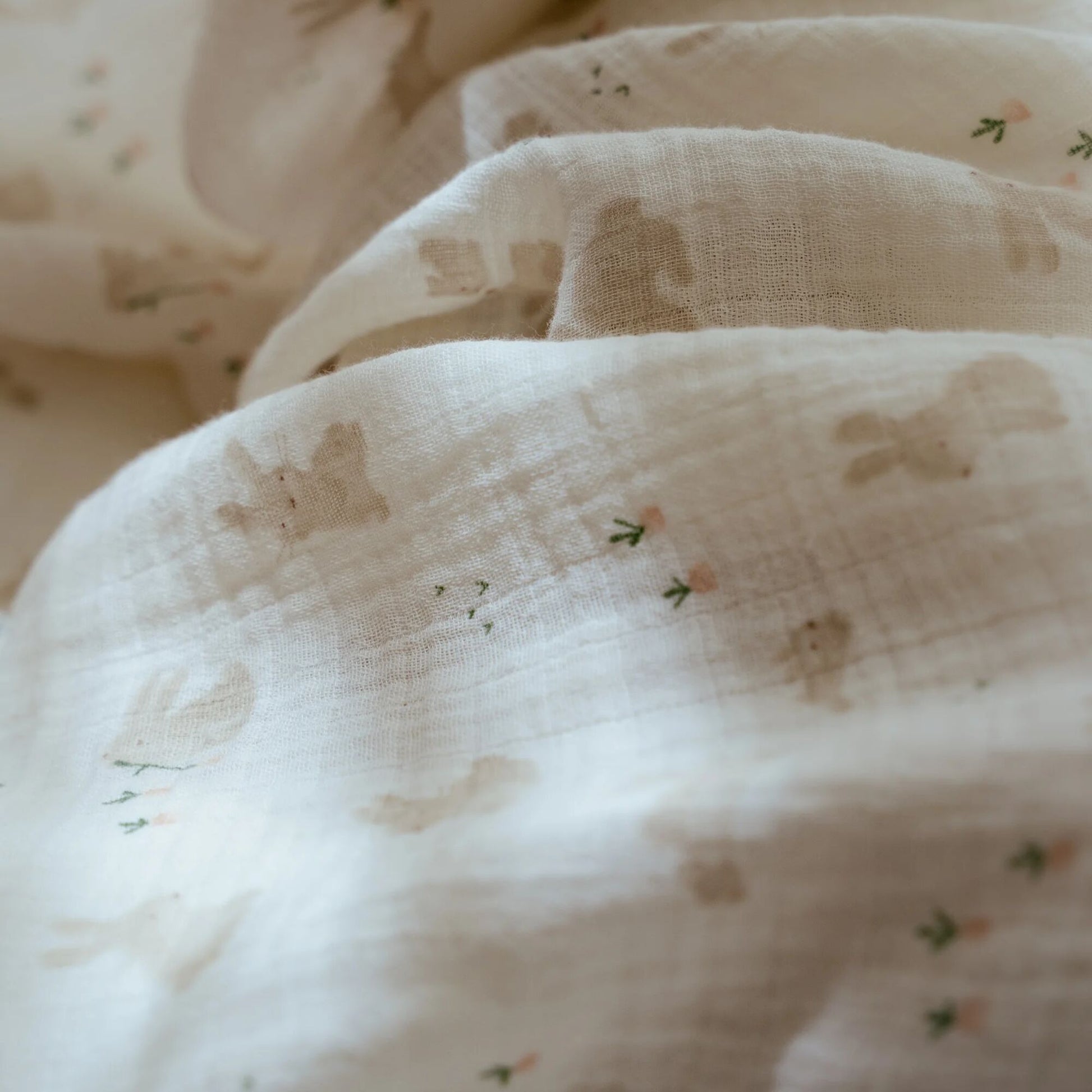 Swaddle Weiß 120 cm Newborn Naturals Baby Bunny Detail 3