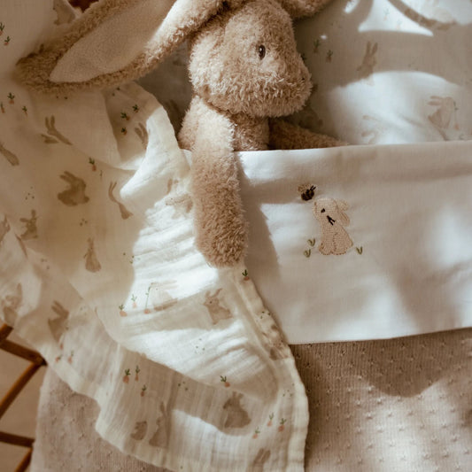 Swaddle Weiß 120 cm Newborn Naturals Baby Bunny Anwendung