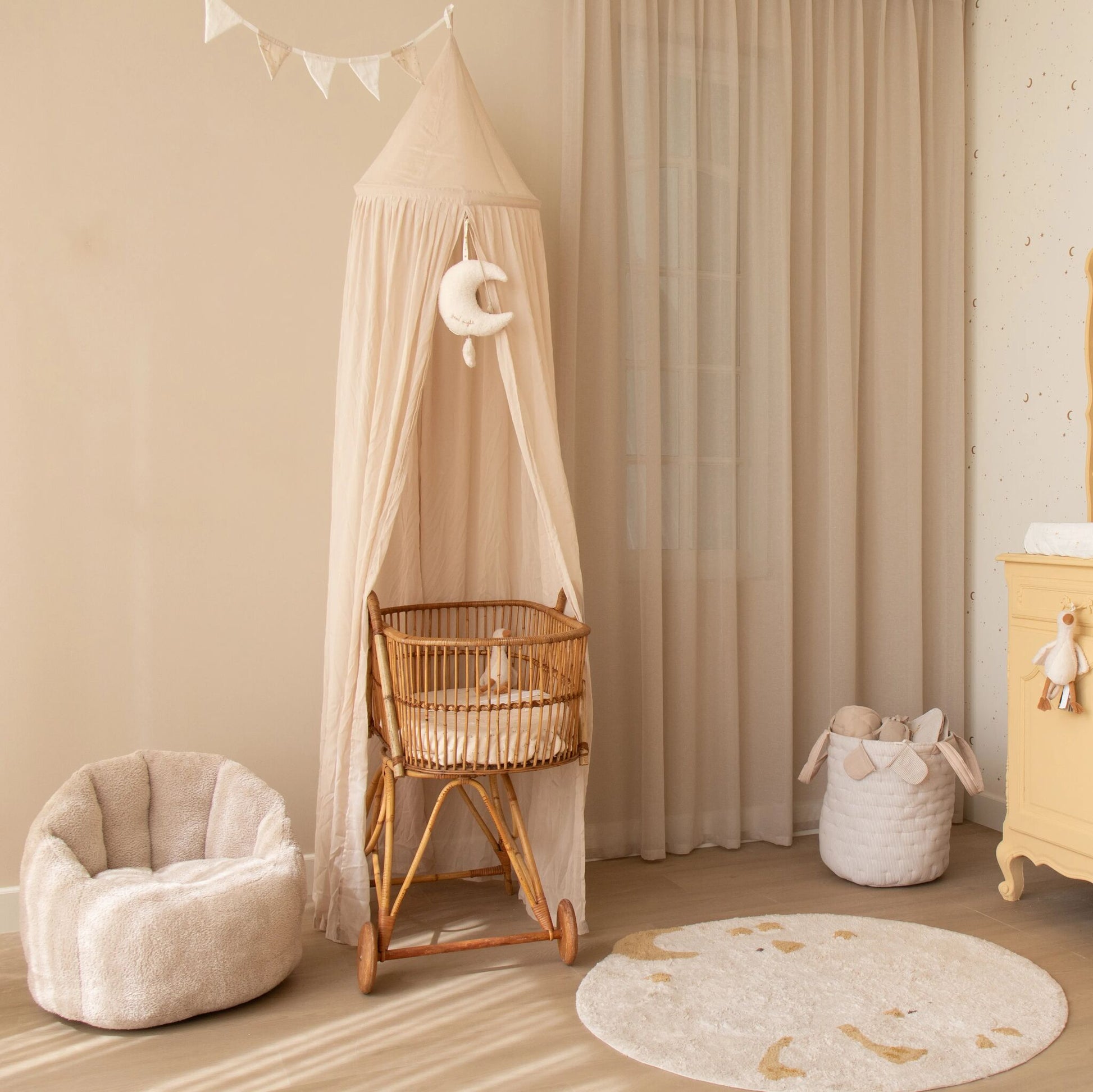 Moskitonetz Beige Essentials Anwendung