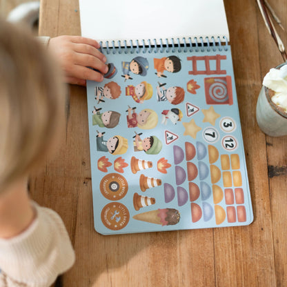 Little Dutch Scrapbook Jim's Garage mit Schere - Auschneide Sammelalbum - Lifestyle