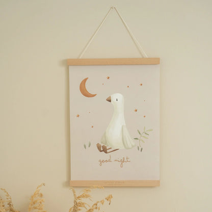 Poster A3 Kleine Gans Baby Hase Detail 5