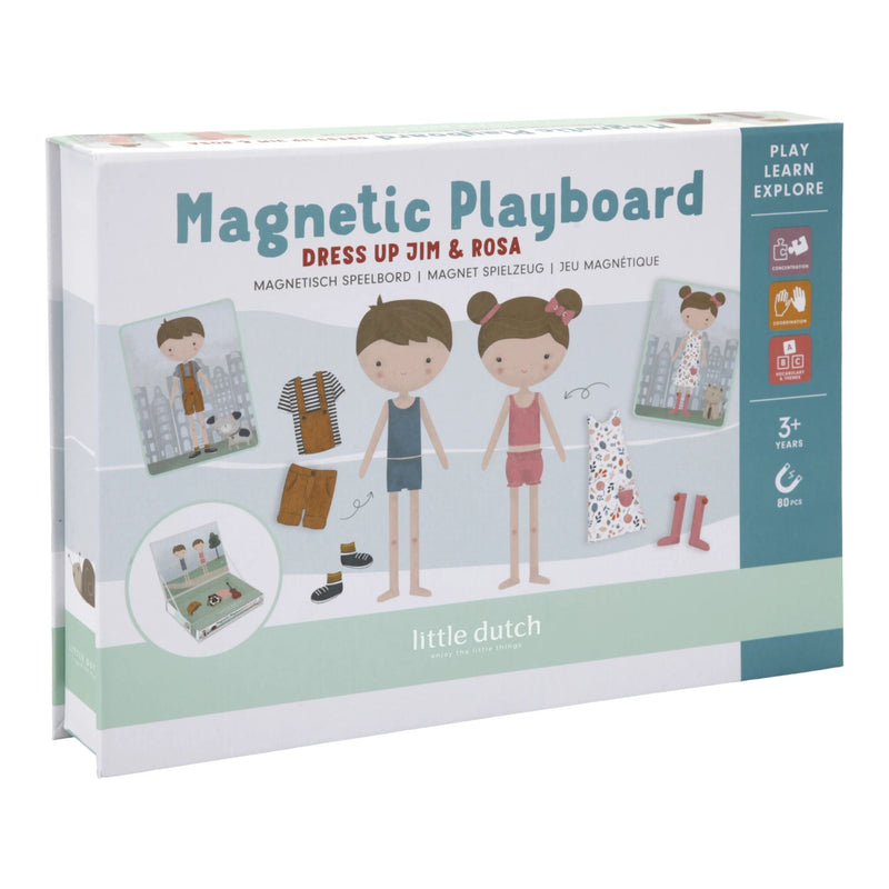 Little Dutch Magnet Puzzle Jim & Rosa NEW DESIGN - Hauptbild