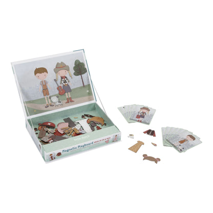 Little Dutch Magnet Puzzle Jim & Rosa NEW DESIGN - Seitenansicht
