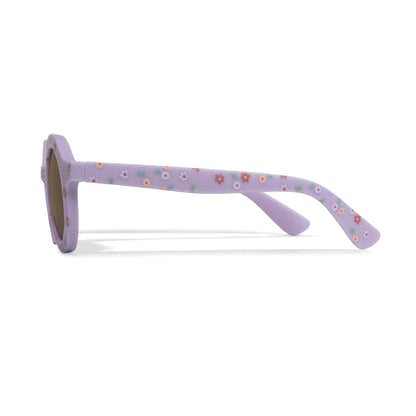 Sonnenbrille Lila Streifen Detail 3
