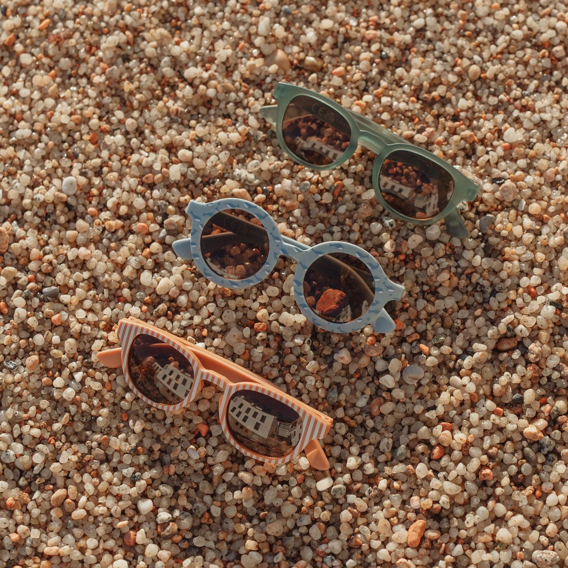 Sonnenbrille Wal Blau Detail 4