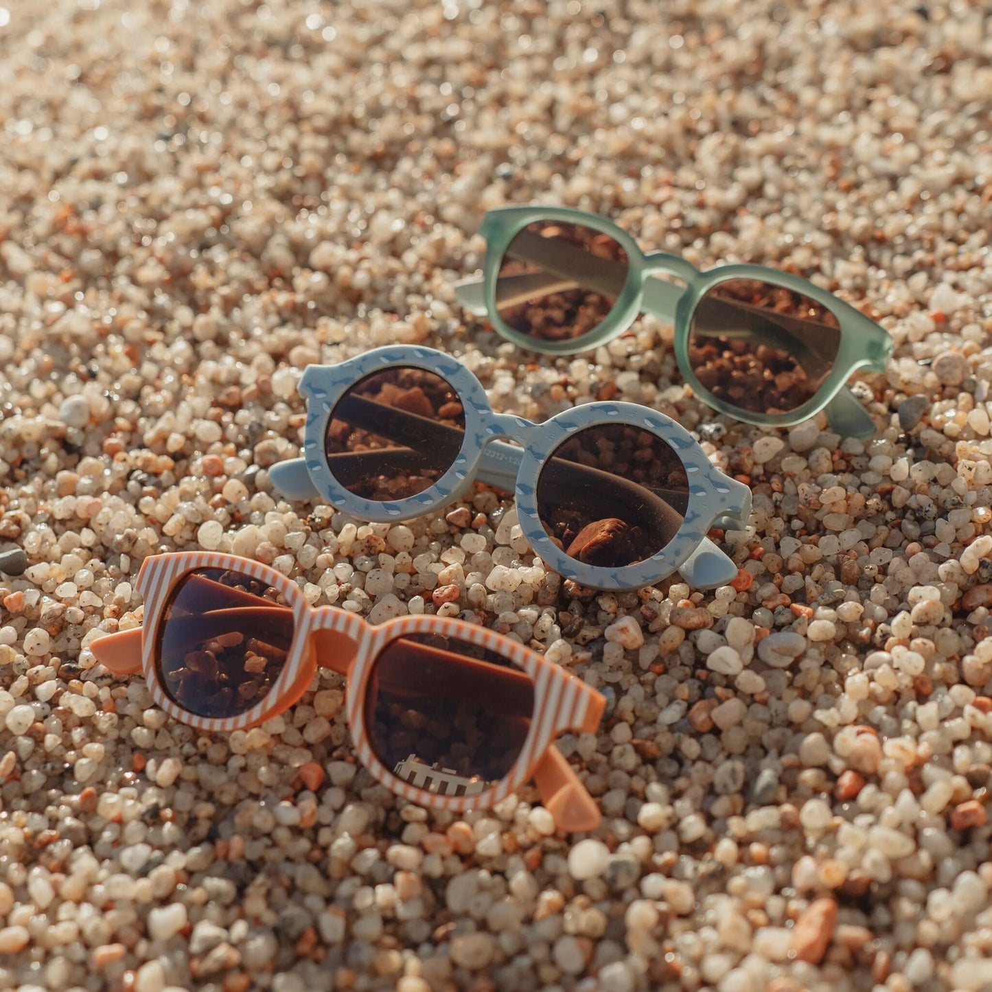 Sonnenbrille Wal Blau Detail 6