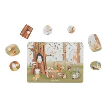 Little Dutch Sound Greif Puzzle Holz Forest Friends