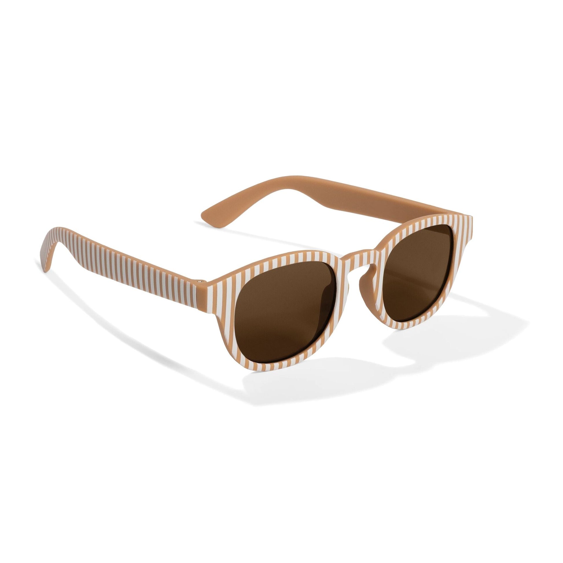 Sonnenbrille Braun Streifen Detail 5