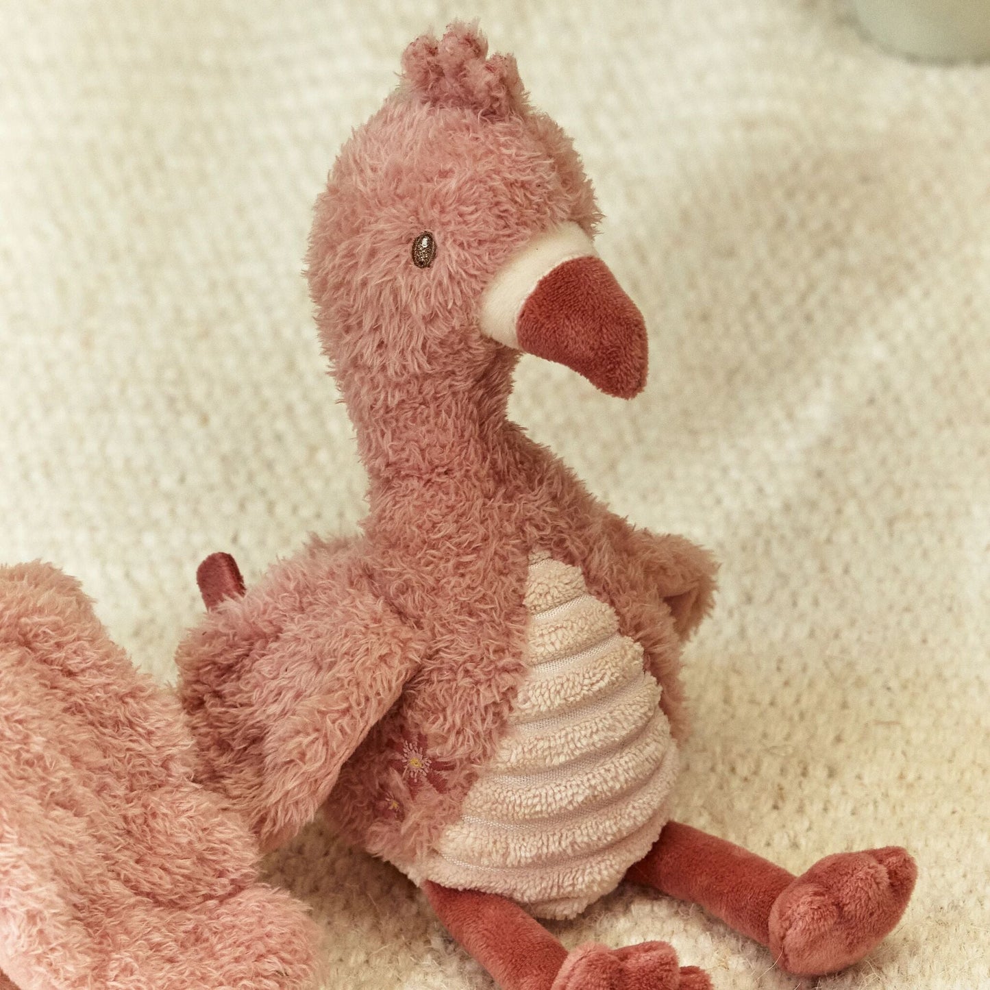 Little Dutch Kuscheltier Flamingo Rosa 17 cm Blooming Safari - Little Dutch