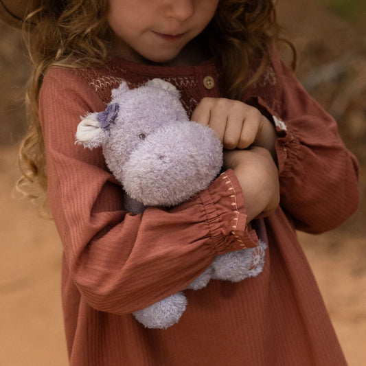 Little Dutch Kuscheltier Nilpferd Grau Safari Wonders - Little Dutch