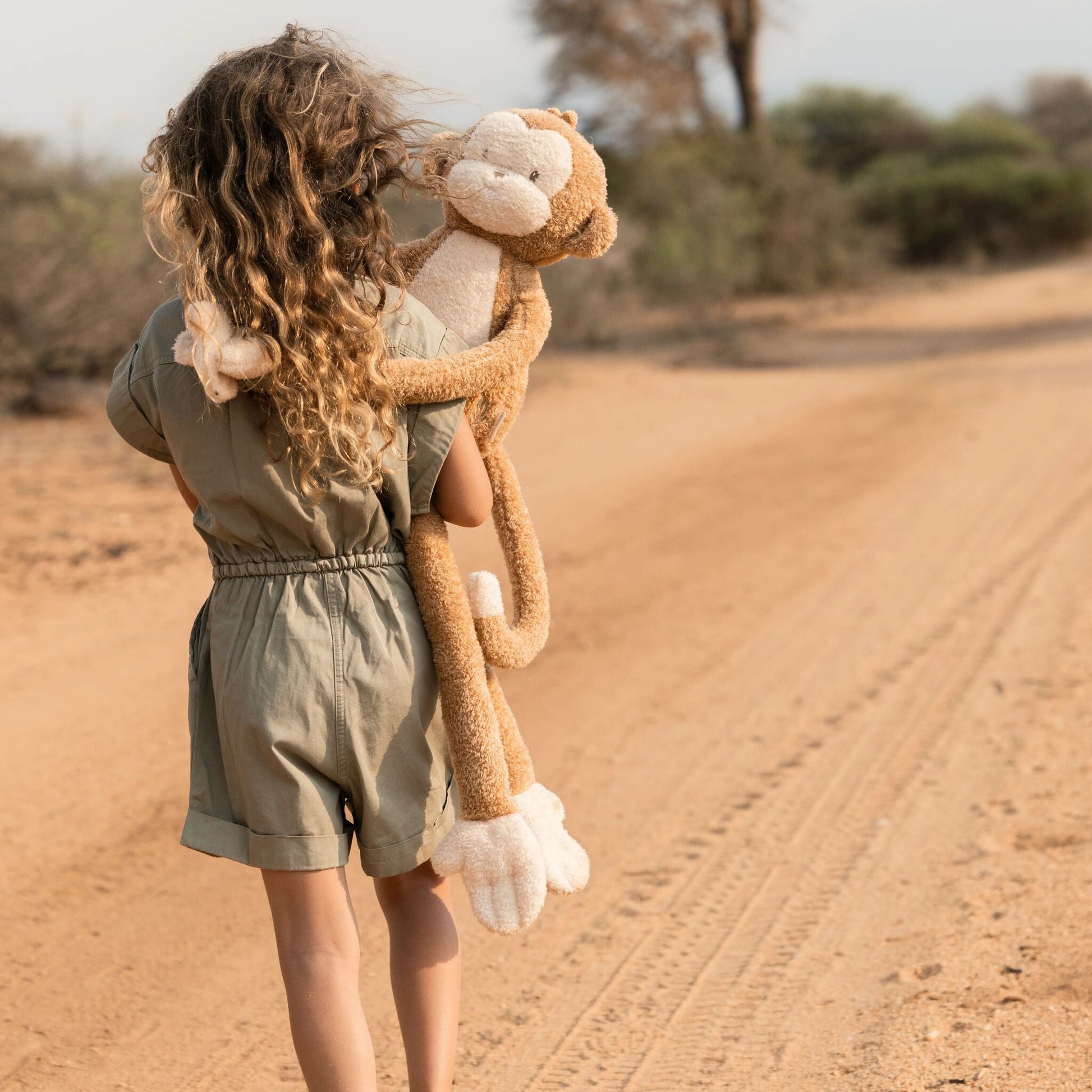 Little Dutch Kuscheltier Affe XL Braun Safari Wonders - Little Dutch