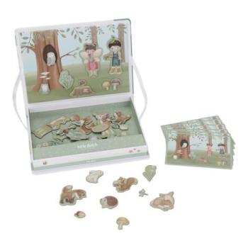 Little Dutch Magnet Puzzle verzauberter Wald Detailansicht