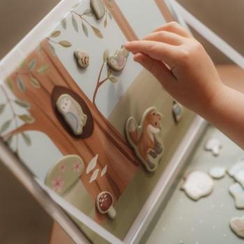 Little Dutch Magnet Puzzle verzauberter Wald von der Seite