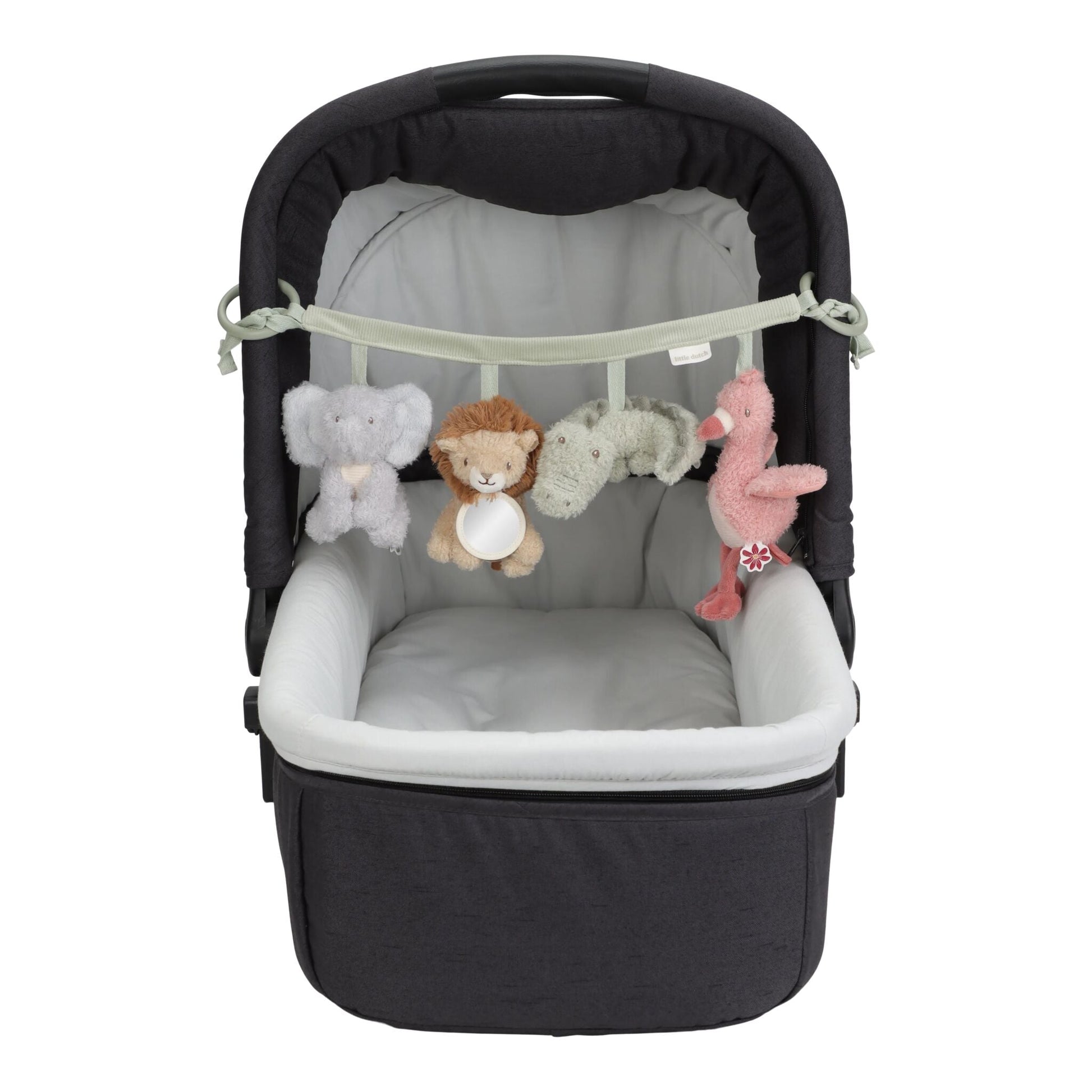 Little Dutch Wagenkette Safari Friends Stoff-Schlaufe komplett