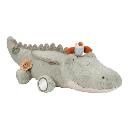 Little Dutch Aktivitätenkuscheltier Krokodil XL Grün Safari Leo - Little Dutch