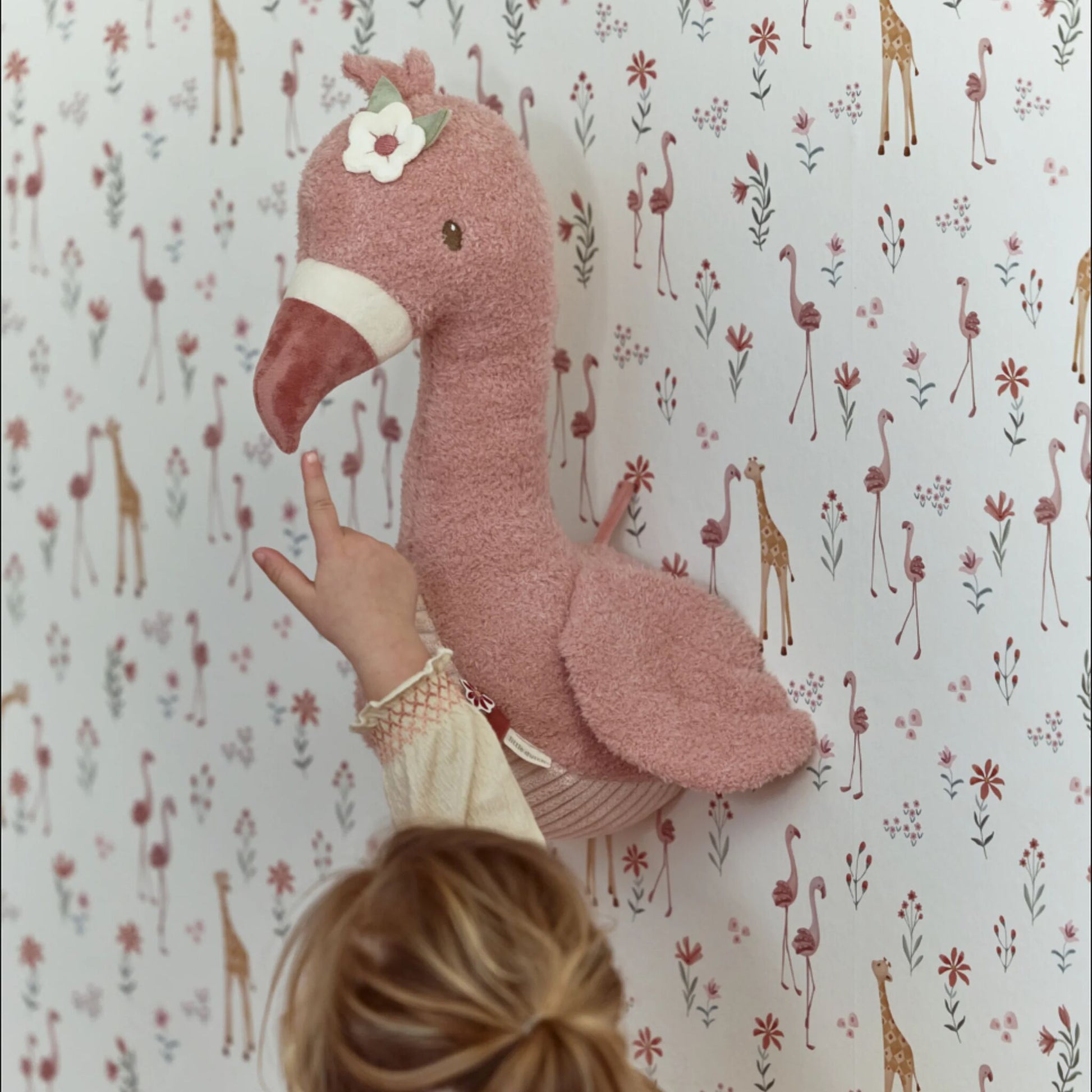 Little Dutch Tierkopf Flamingo Rosa Blooming Safari - Little Dutch