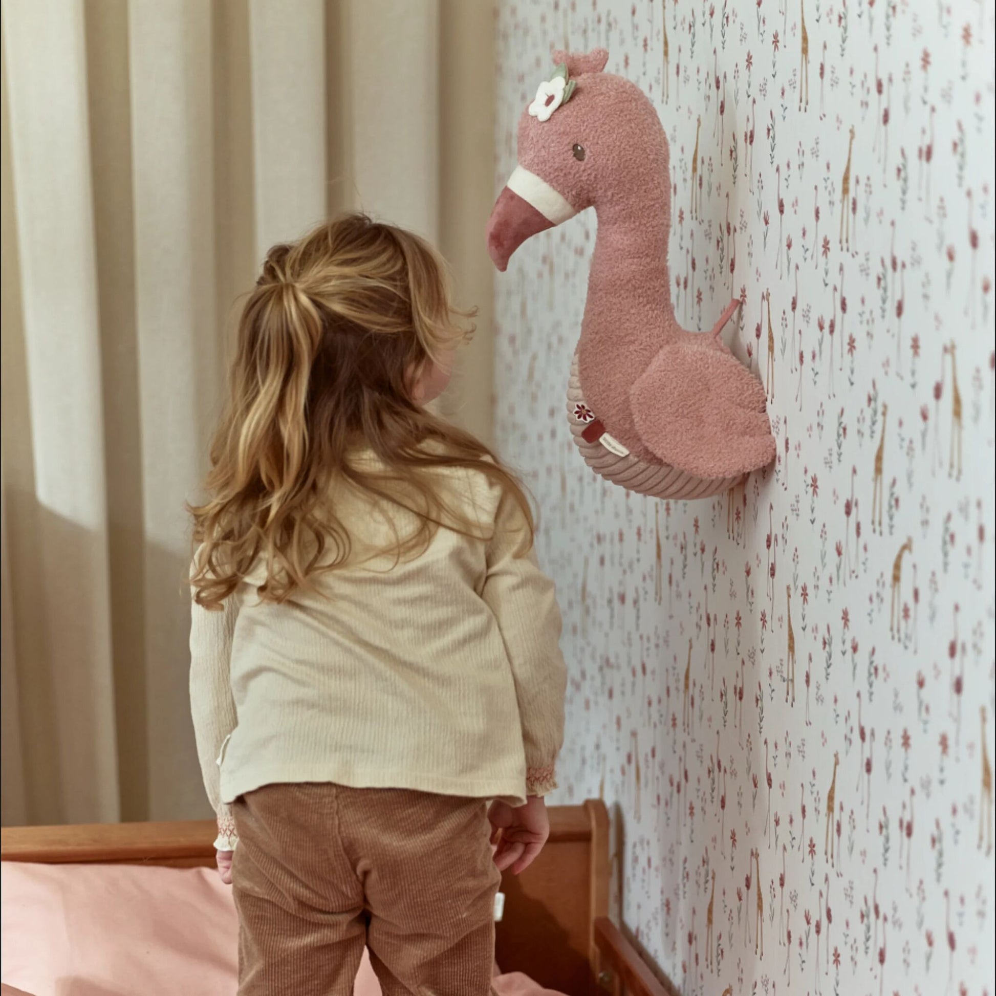 Little Dutch Tierkopf Flamingo Rosa Blooming Safari - Little Dutch