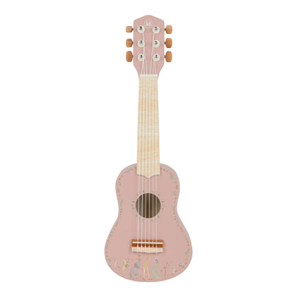 Little Dutch Holzgitarre Rosa Safari Friends