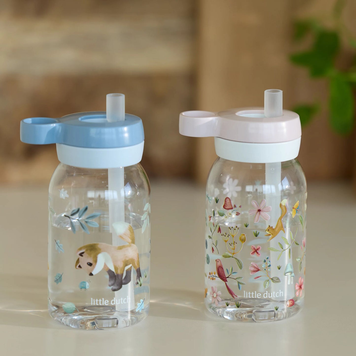 Mepal Trinkflasche mit Strohhalm 450 ml Weiß Detail 8