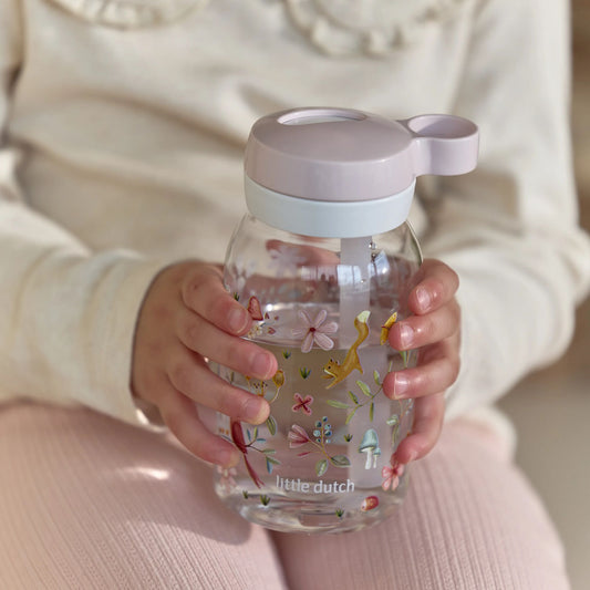 Mepal Trinkflasche mit Strohhalm 450 ml Weiß Anwendung