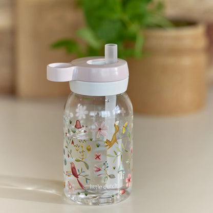 Mepal Trinkflasche mit Strohhalm 450 ml Weiß Detail 4