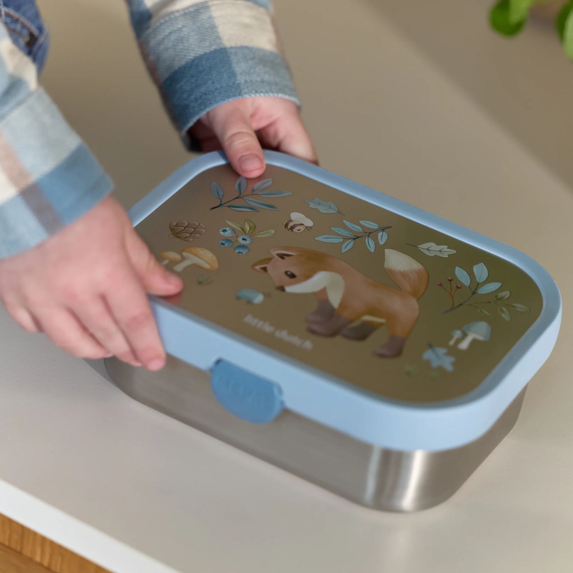Mepal Edelstahl Bento Brotdose Forest Friends Weiß, Größenvergleich mit anderen Mepal Lunchboxen
