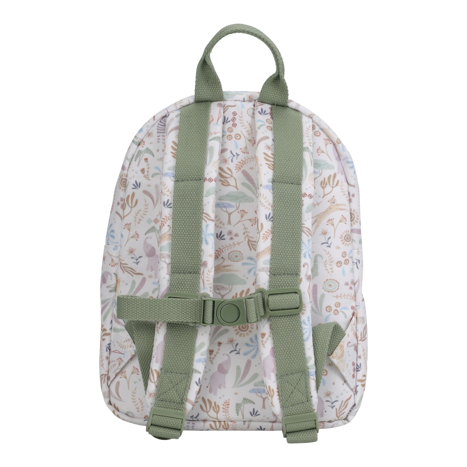 Little Dutch Rucksack Safari Friends 29 cm Rückansicht mit verstellbaren Trägern