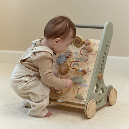 Little Dutch Aktivitätslaufwagen Grün Safari Friends – Produktbild 2