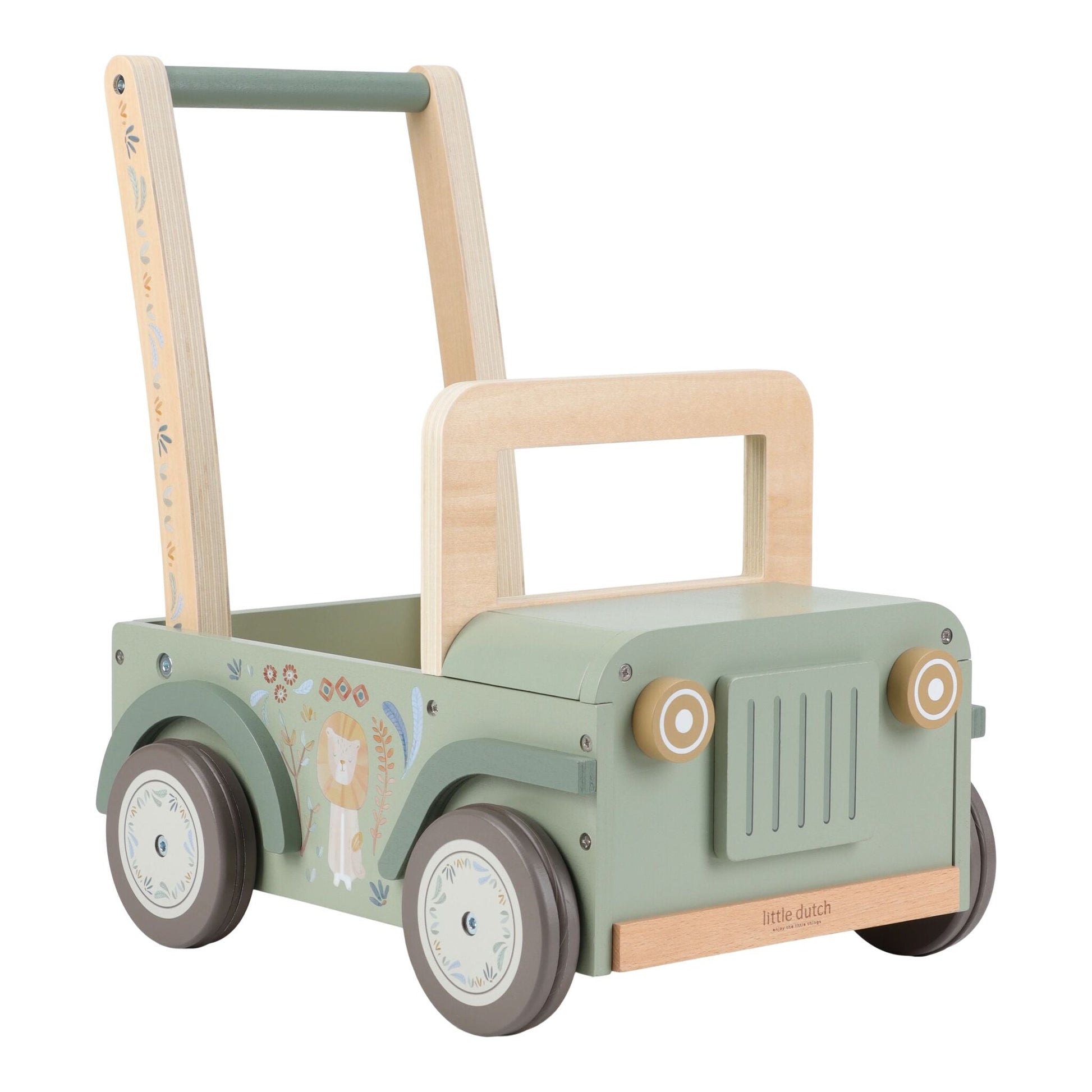 Little Dutch Schubkarren Safariauto Grün Safari Friends – Bild 1