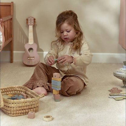 Little Dutch Holzbausteine Grün Safari Friends – Bild 5