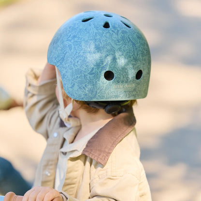 Little Dutch Kinderhelm Blau Verstellrädchen am Hinterkopf