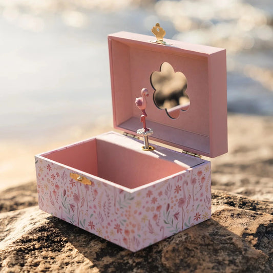 Little Dutch Schmuckkästchen mit Musik Flamingo Rosa Safari Friends Bild 1