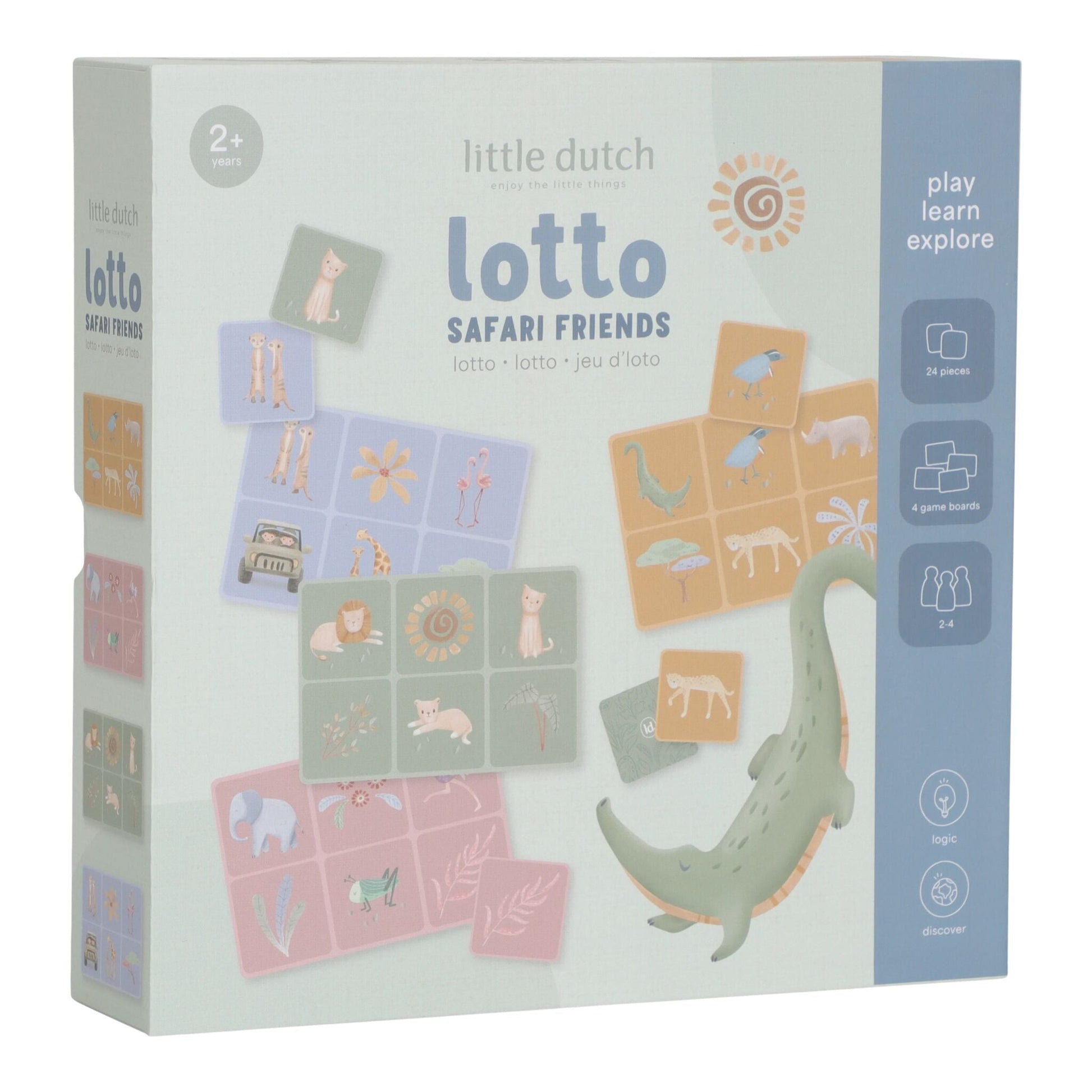 Little Dutch Lottospiel Safari Friends – Studioaufnahme