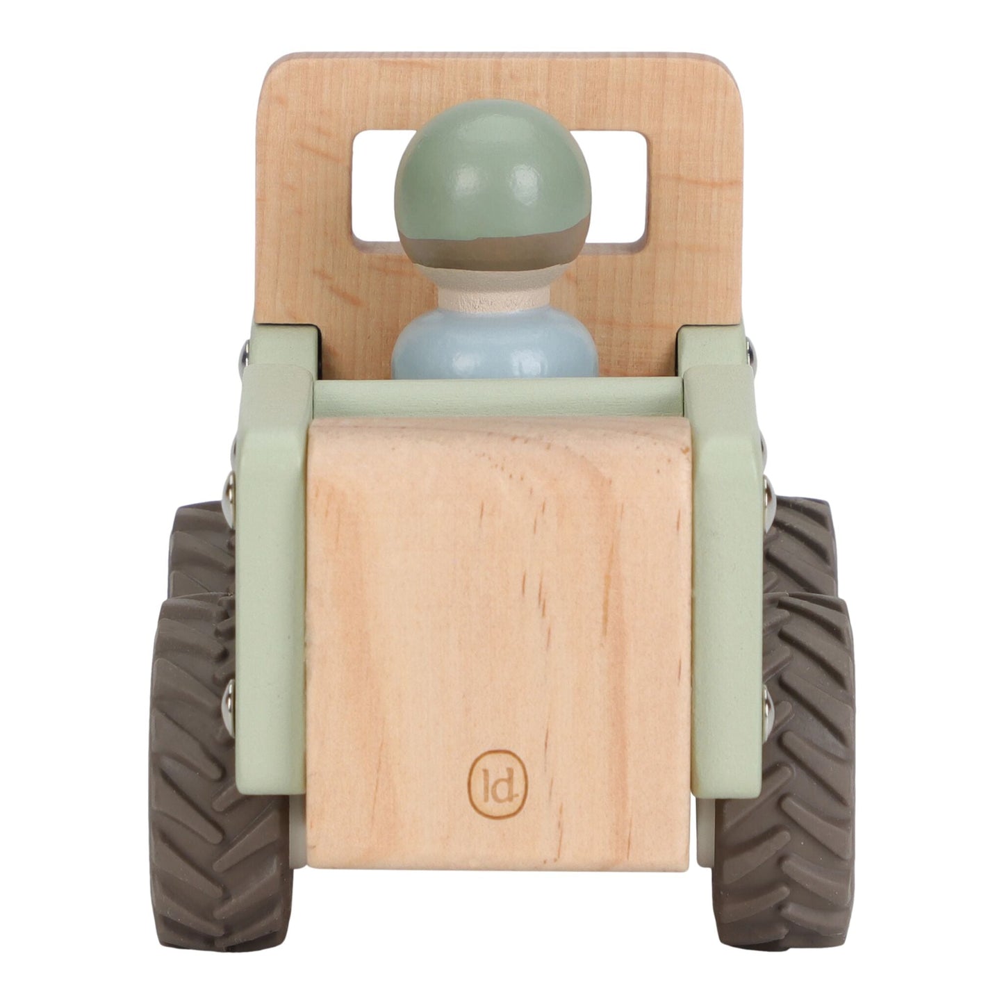 Little Dutch Safariauto aus Holz Grün – Detailansicht 4
