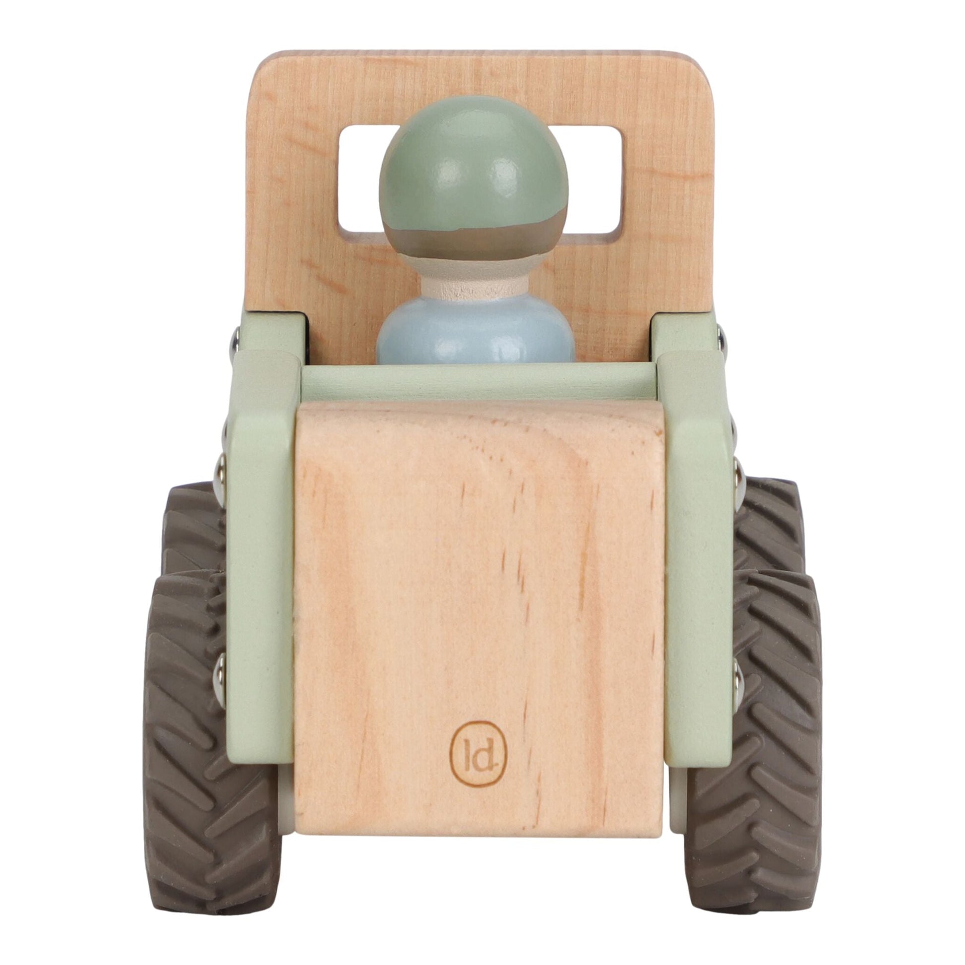 Little Dutch Safariauto aus Holz Grün – Detailansicht 4