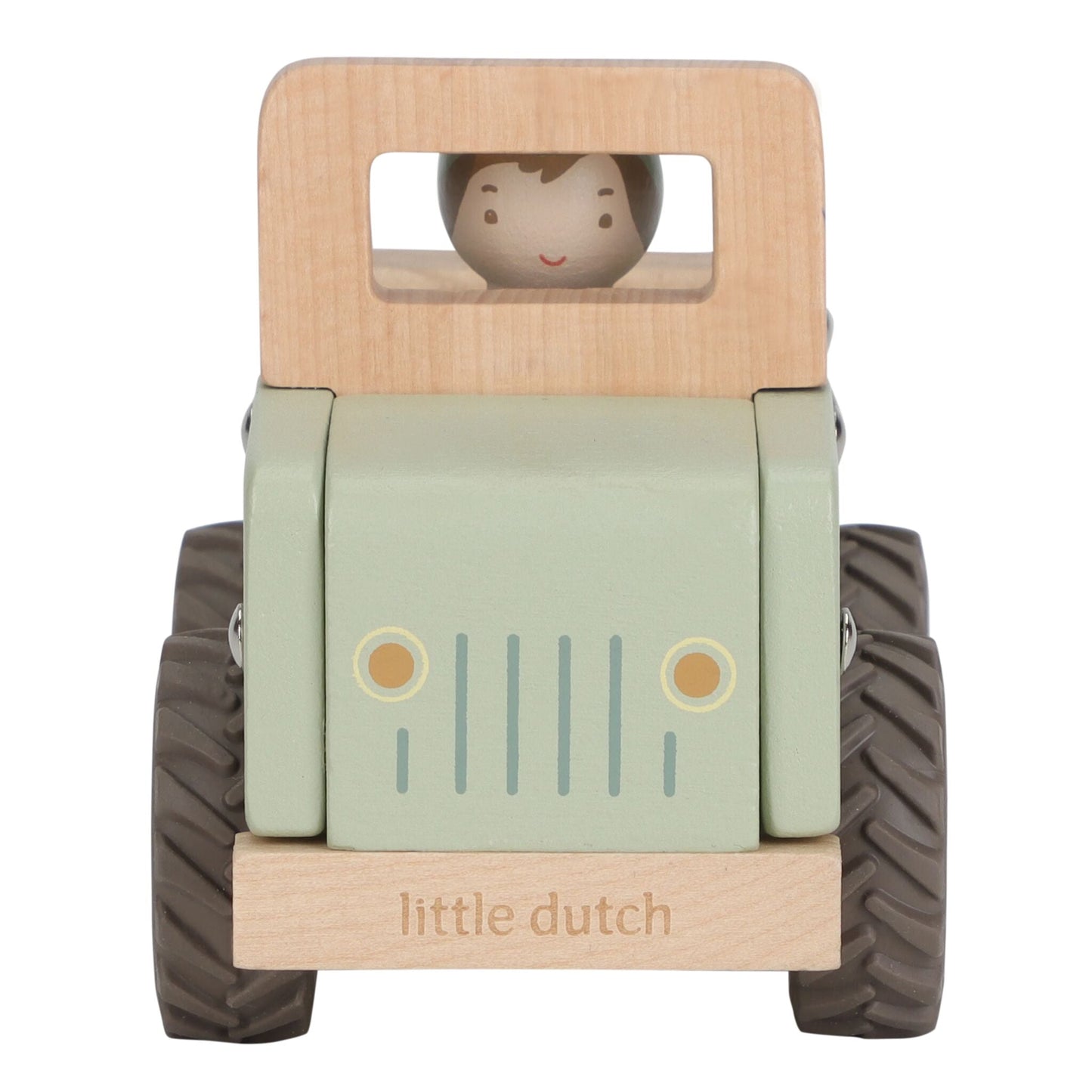 Little Dutch Safariauto aus Holz Grün – Detailansicht 2