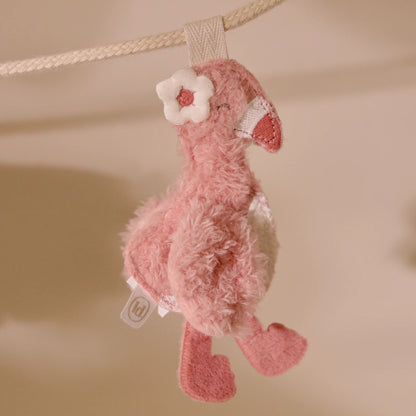 Girlandenelement Flamingo Rosa Detailansicht