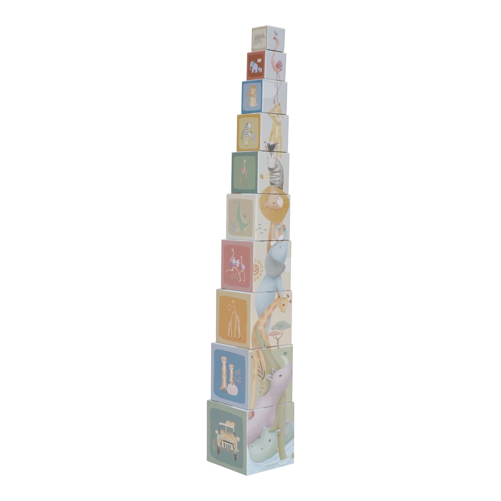 Little Dutch Stapelturm Safaritiere – Bild 1