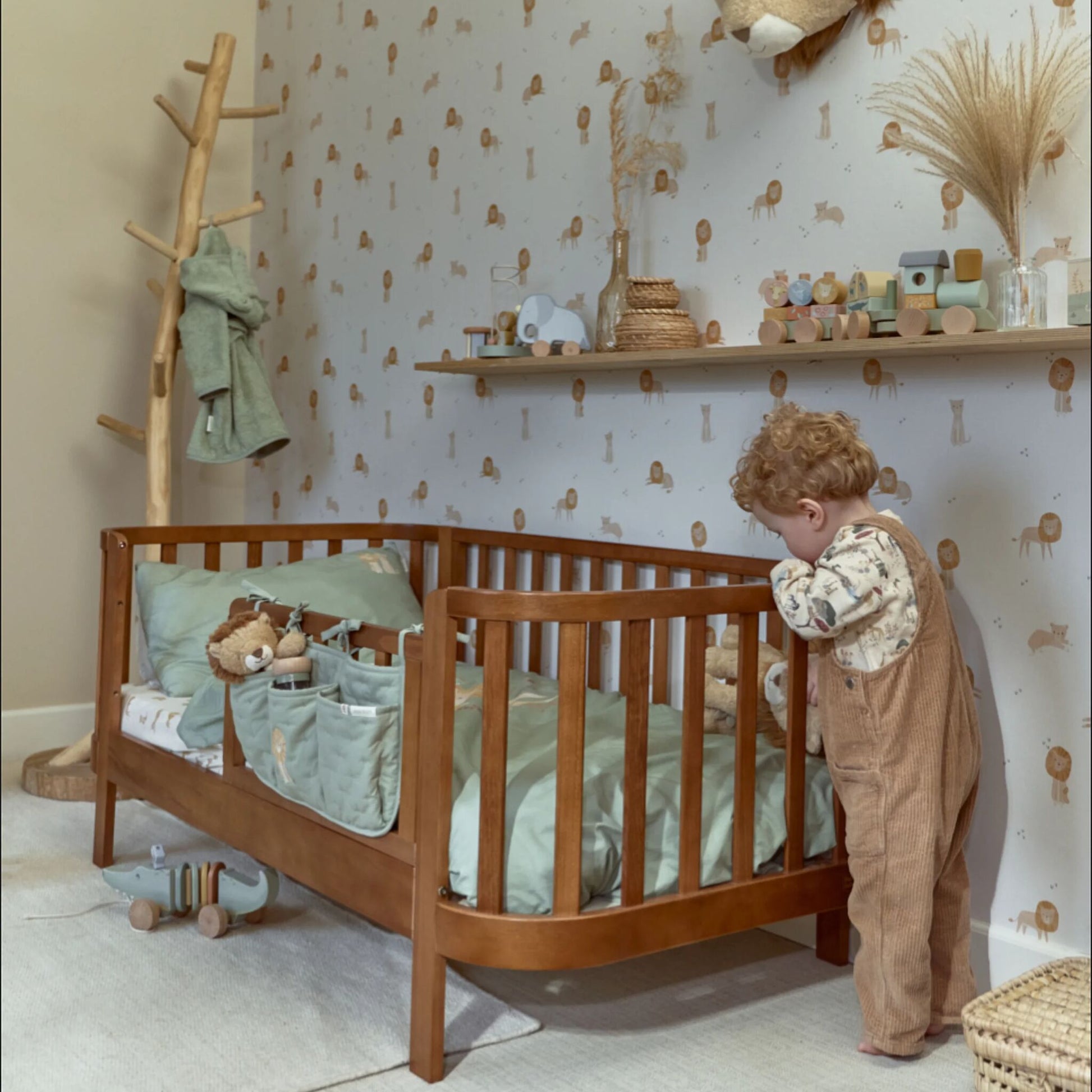 Little Dutch Zugtier aus Holz Grün Safari Friends – Detailansicht 7