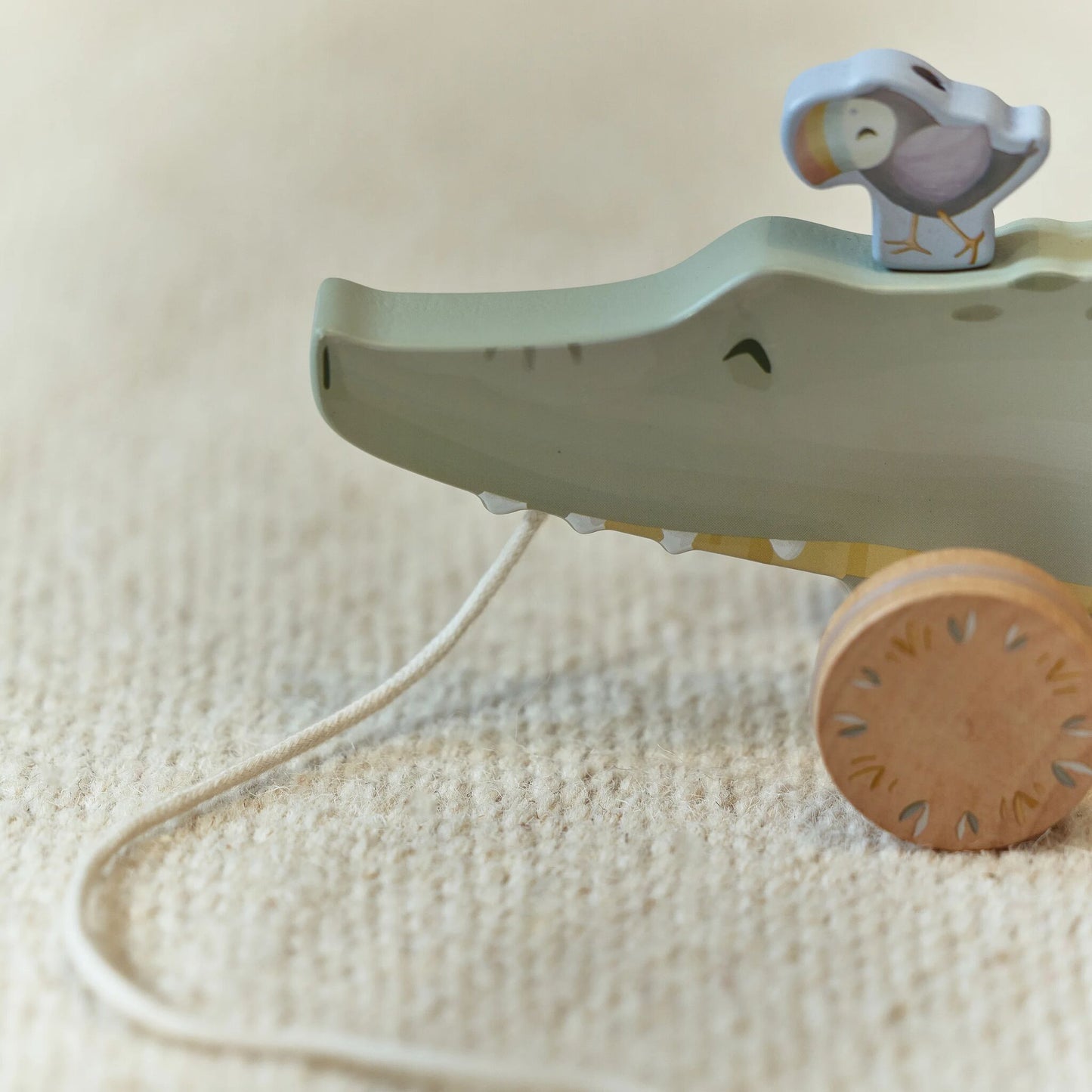 Little Dutch Zugtier aus Holz Grün Safari Friends – Detailansicht 6