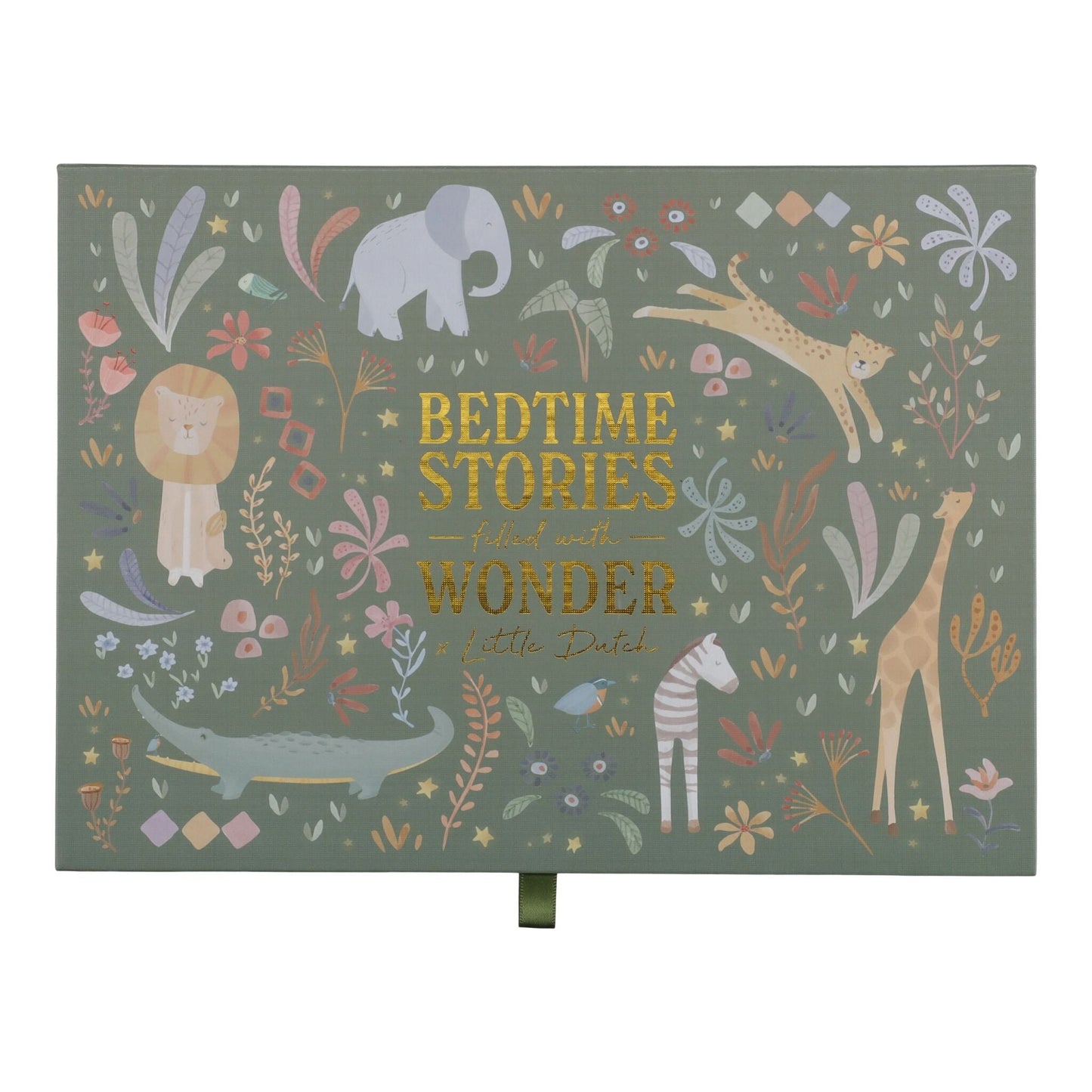 Little Dutch Stories Projektor Taschenlampe Grün Safari Friends – Bild 3