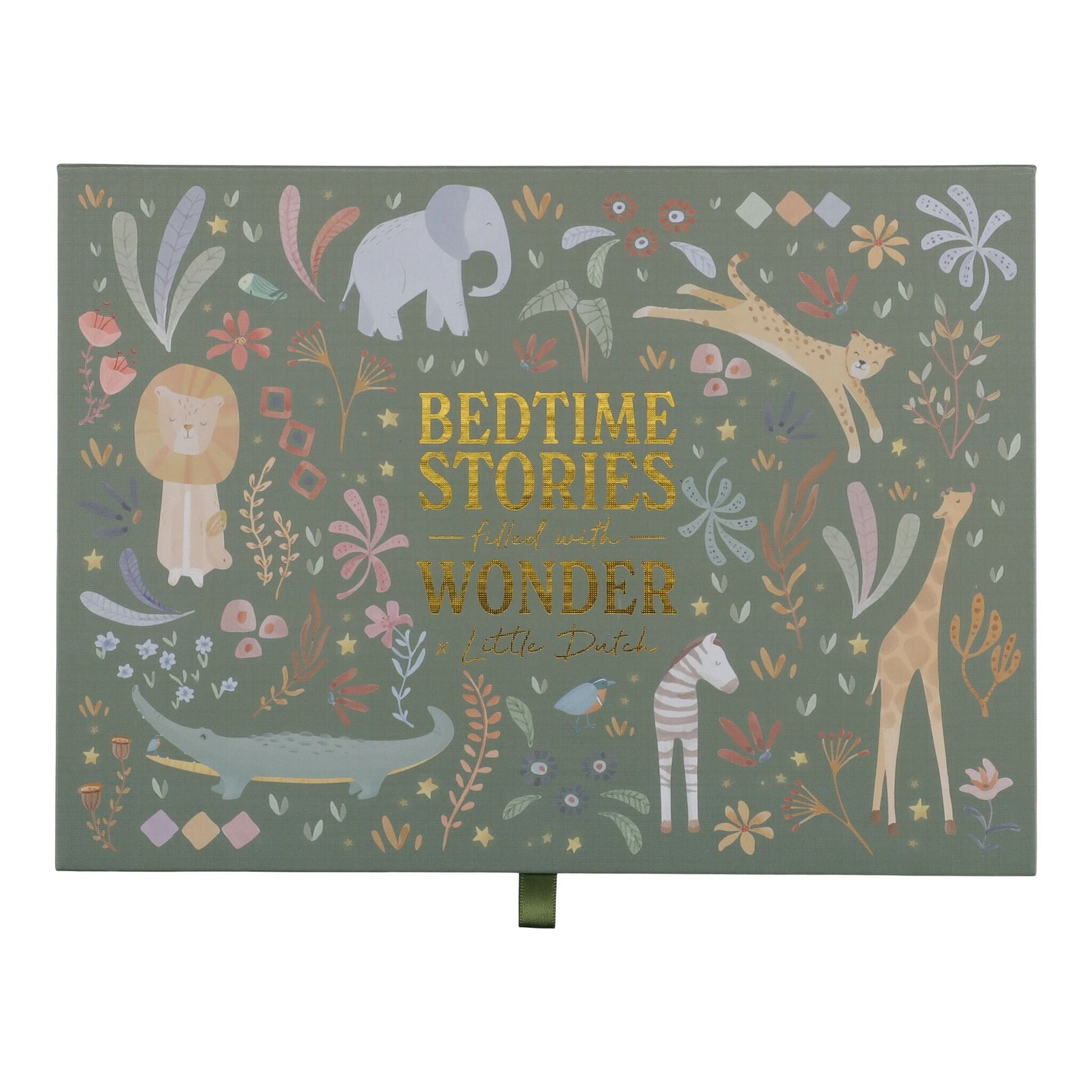 Little Dutch Stories Projektor Taschenlampe Grün Safari Friends – Bild 3