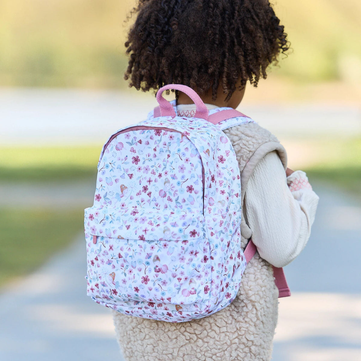Little Dutch Rucksack Rosa 29 cm Fairies, Rueckenansicht