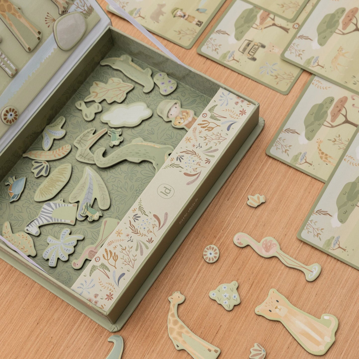 Little Dutch Magnetisches Spielbrett Safaritiere – Bild 6