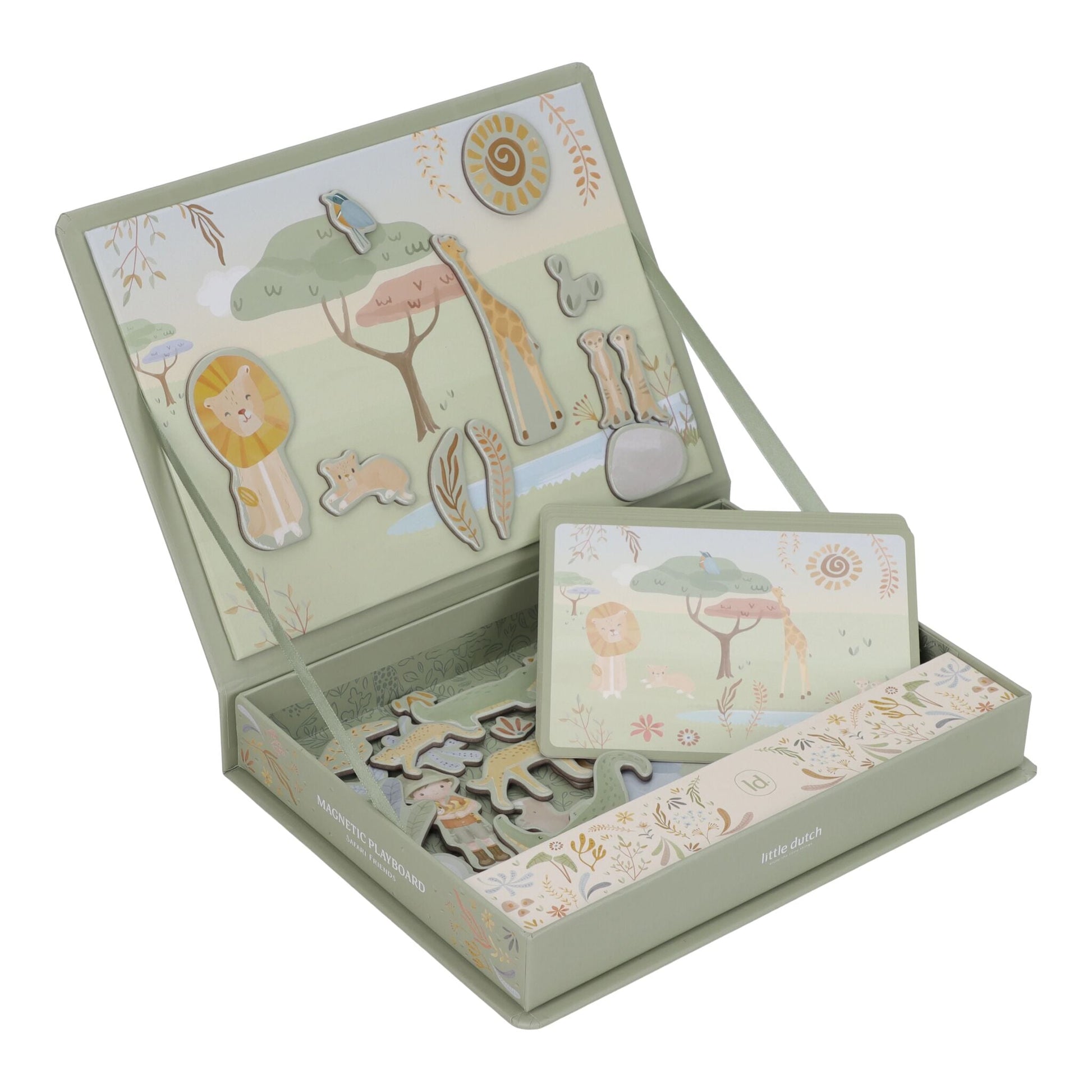 Little Dutch Magnetisches Spielbrett Safaritiere – Bild 5